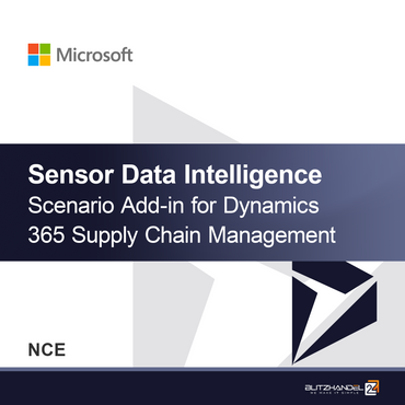 Add-in pentru scenariul de inteligență a datelor senzorului pentru Dynamics 365 Supply Chain Management (NCE)