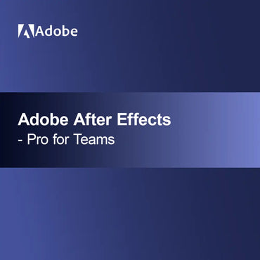 Adobe After Effects - Pro för team