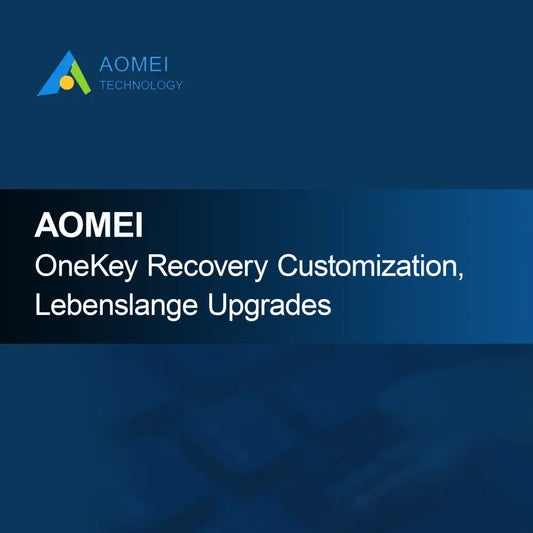 AOMEI OneKey Recovery prispôsobenie, doživotné aktualizácie