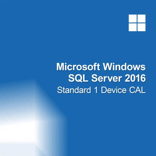 Microsoft SQL Server 2016 Standard 1 Perangkat CAL