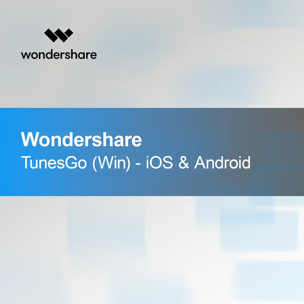 Wondershare TunesGo (Win) - iOS e Android