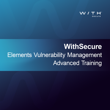WithSecure Elements Sårbarhetshantering Avancerad Träning