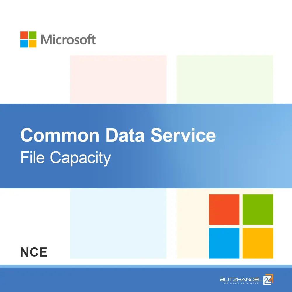 Capacitatea fișierelor Common Data Service (NCE)