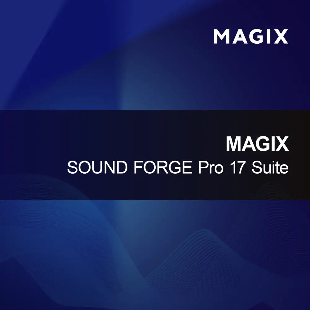 MAGIX SOUND FORGE Pro 17 Sada